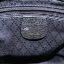 GUCCI Bamboo Hand Bag Suede 2way Black Auth BA6752-12