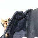 GUCCI Bamboo Hand Bag Suede 2way Black Auth BA6752-21