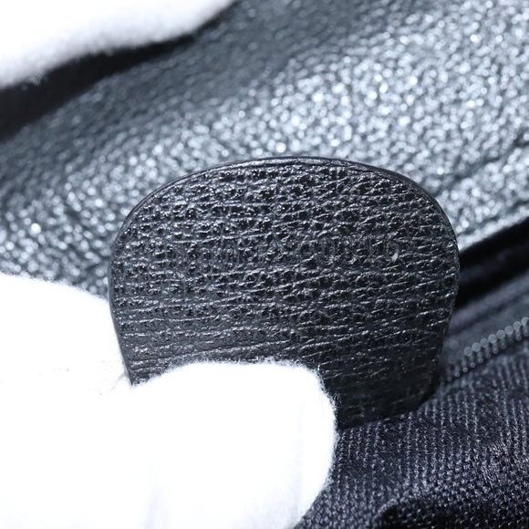 GUCCI Bamboo Hand Bag Suede 2way Black Auth BA6752