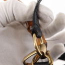 GUCCI Bamboo Hand Bag Suede 2way Black Auth BA6753-9