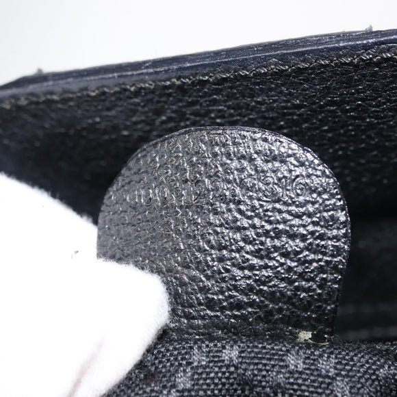 GUCCI Bamboo Hand Bag Suede 2way Black Auth BA6753