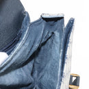 GUCCI GG Supreme Hand Bag PVC Leather Navy Auth BA6754-20