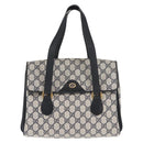 GUCCI GG Supreme Hand Bag PVC Leather Navy Auth BA6754-13