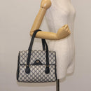 GUCCI GG Supreme Hand Bag PVC Leather Navy Auth BA6754-23