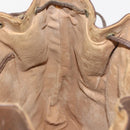 GUCCI GG Canvas Web Sherry Line Shoulder Bag PVC Leather Beige Green Auth BA6758-21