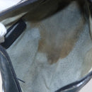 GUCCI GG Canvas Sherry Line Shoulder Bag PVC Leather Navy Red Auth BA6760-19