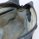 GUCCI GG Canvas Sherry Line Shoulder Bag PVC Leather Navy Red Auth BA6760-20