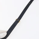 GUCCI Micro GG Canvas Shoulder Bag PVC Leather Navy Auth BA6762-8