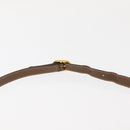 GUCCI GG Canvas Web Sherry Line Shoulder Bag PVC Leather Beige Green Auth BA6764-8