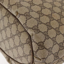 GUCCI GG Supreme Shoulder Bag PVC Leather Beige Auth BA6765-15