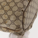 GUCCI GG Supreme Shoulder Bag PVC Leather Beige Auth BA6765-16