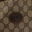 GUCCI GG Supreme Shoulder Bag PVC Leather Beige Auth BA6765-18