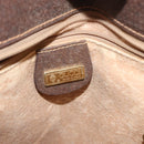 GUCCI GG Supreme Shoulder Bag PVC Leather Beige Auth BA6765-19