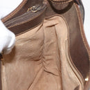 GUCCI GG Supreme Shoulder Bag PVC Leather Beige Auth BA6765-21