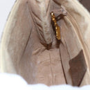 GUCCI GG Canvas Web Sherry Line Shoulder Bag PVC Leather Beige Green Auth BA6766-18