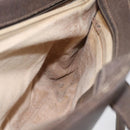 GUCCI GG Canvas Web Sherry Line Shoulder Bag PVC Leather Beige Green Auth BA6767-19