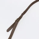 GUCCI GG Canvas Web Sherry Line Shoulder Bag PVC Leather Beige Green Auth BA6767-8