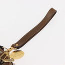 GUCCI GG PLUS Canvas Clutch Bag PVC Leather Beige Auth BA6769-8