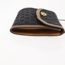 GUCCI GG Canvas Shoulder Bag Canvas Black Brown Auth BA6774-3