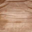 GUCCI GG Supreme Web Sherry Line Hand Bag PVC Beige Gold Auth BA6782-16