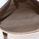 GUCCI GG Supreme Hand Bag PVC Beige Gold 156 02 905 Auth BA6783-11