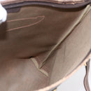 GUCCI GG Supreme Hand Bag PVC Beige Gold 156 02 905 Auth BA6783-18