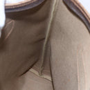 GUCCI GG Supreme Hand Bag PVC Beige Gold 156 02 905 Auth BA6783-19