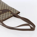 GUCCI GG Supreme Hand Bag PVC Beige Gold 156 02 905 Auth BA6783-7