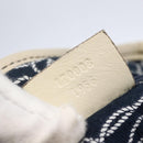 GUCCI Tote Bag Nylon Leather Navy 170008 Auth BA6786-12