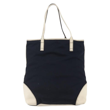 GUCCI Tote Bag Nylon Leather Navy 170008 Auth BA6786 - 0