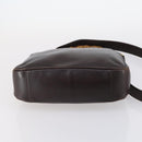 GUCCI Bamboo Hand Bag Leather 2way Brown Auth BA6789-5