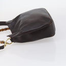 GUCCI Bamboo Hand Bag Leather 2way Brown Auth BA6789-4