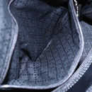 GUCCI Bamboo Hand Bag Nylon Black Silver 000 0531 Auth BA6790-19