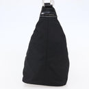 GUCCI Bamboo Hand Bag Nylon Black Silver 000 0531 Auth BA6790-5