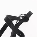 GUCCI Bamboo Backpack Suede Leather Black Auth BA6791-15