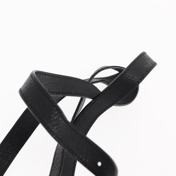 GUCCI Bamboo Backpack Suede Leather Black Auth BA6791