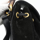GUCCI Bamboo Rucksack Veloursleder Schwarz Auth BA6791-20