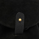GUCCI Bamboo Backpack Suede Leather Black Auth BA6791-20