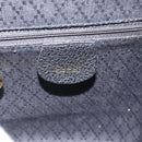 GUCCI Bamboo Rucksack Veloursleder Schwarz Auth BA6791-10