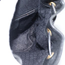 GUCCI Bamboo Rucksack Veloursleder Schwarz Auth BA6791-11