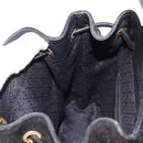 GUCCI Bamboo Backpack Suede Leather Black Auth BA6791-23