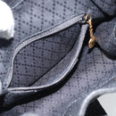 GUCCI Bamboo Rucksack Veloursleder Schwarz Auth BA6791-24