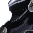 GUCCI Bamboo Backpack Suede Leather Black Auth BA6791-24