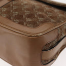 Salvatore Ferragamo Shoulder Bag Suede Beige Auth ba6792-14