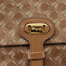 Salvatore Ferragamo Shoulder Bag Suede Beige Auth ba6792-17