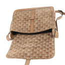 Salvatore Ferragamo Shoulder Bag Suede Beige Auth ba6792-10