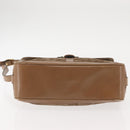 Salvatore Ferragamo Shoulder Bag Suede Beige Auth ba6792-5