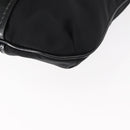 Salvatore Ferragamo Vala Shoulder Bag Nylon Enamel Black Auth BA6793-15