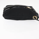 Salvatore Ferragamo Vala Shoulder Bag Nylon Enamel Black Auth BA6793-3