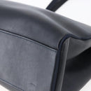 Salvatore Ferragamo Vala Tote Bag Leather Navy Auth ba6794-15